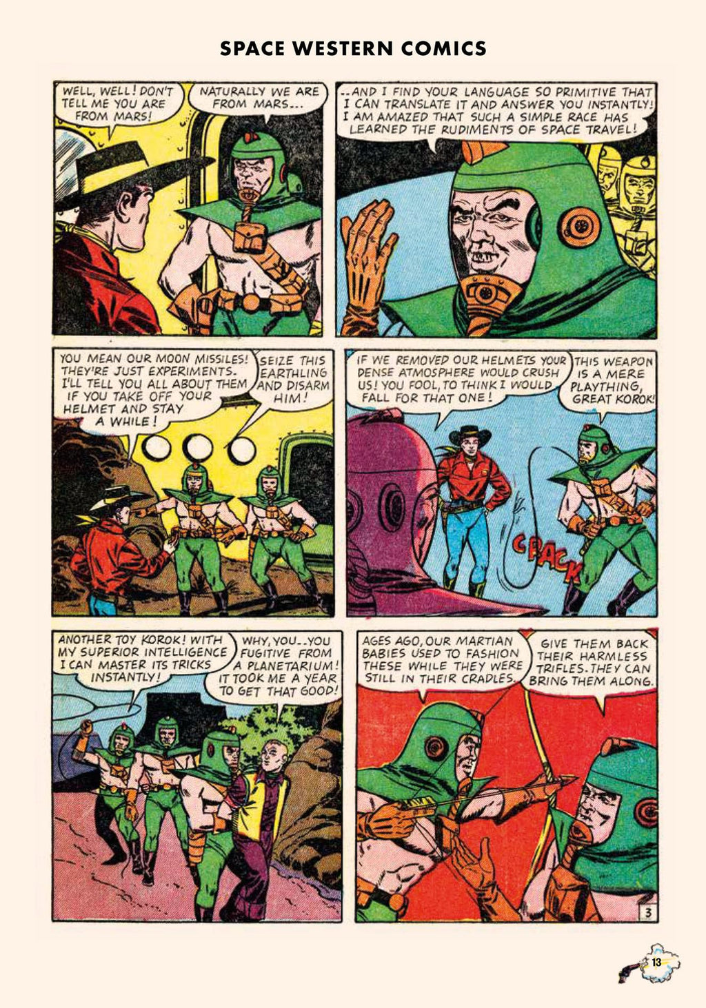 Space Western Comics: Cowboys vs. Aliens, Commies, Dinosaurs, & Nazis!