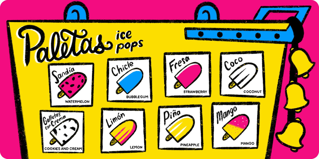 Paletas: A High Contrast Bilingual Book for Babies (Lil' Libros Bilingual Book)