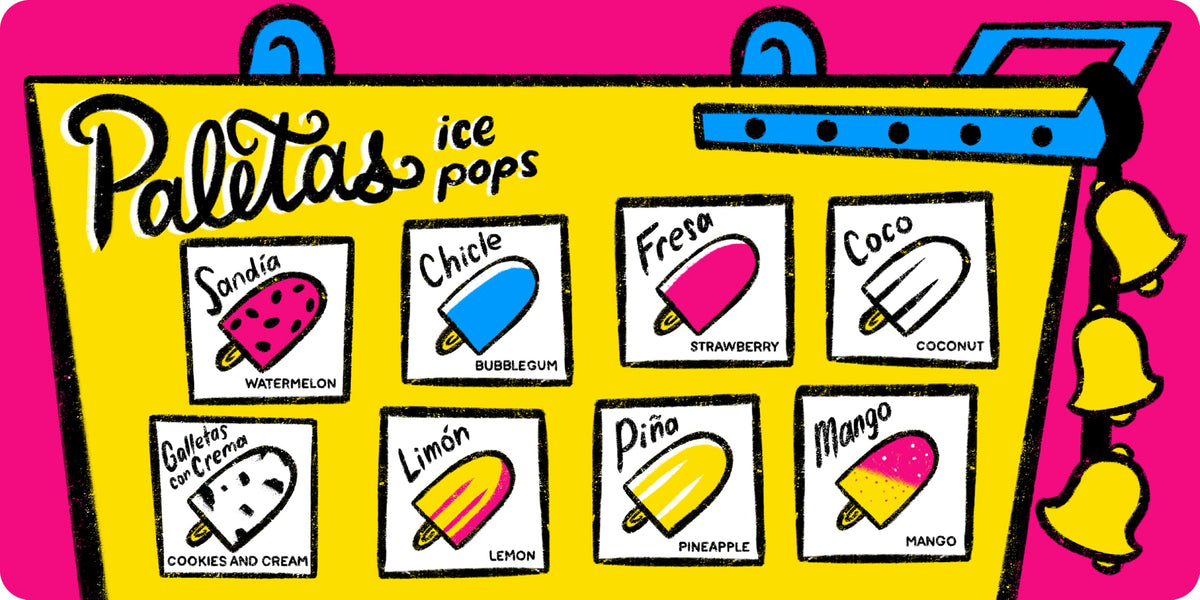 Paletas: A High Contrast Bilingual Book for Babies (Lil' Libros Bilingual Book)