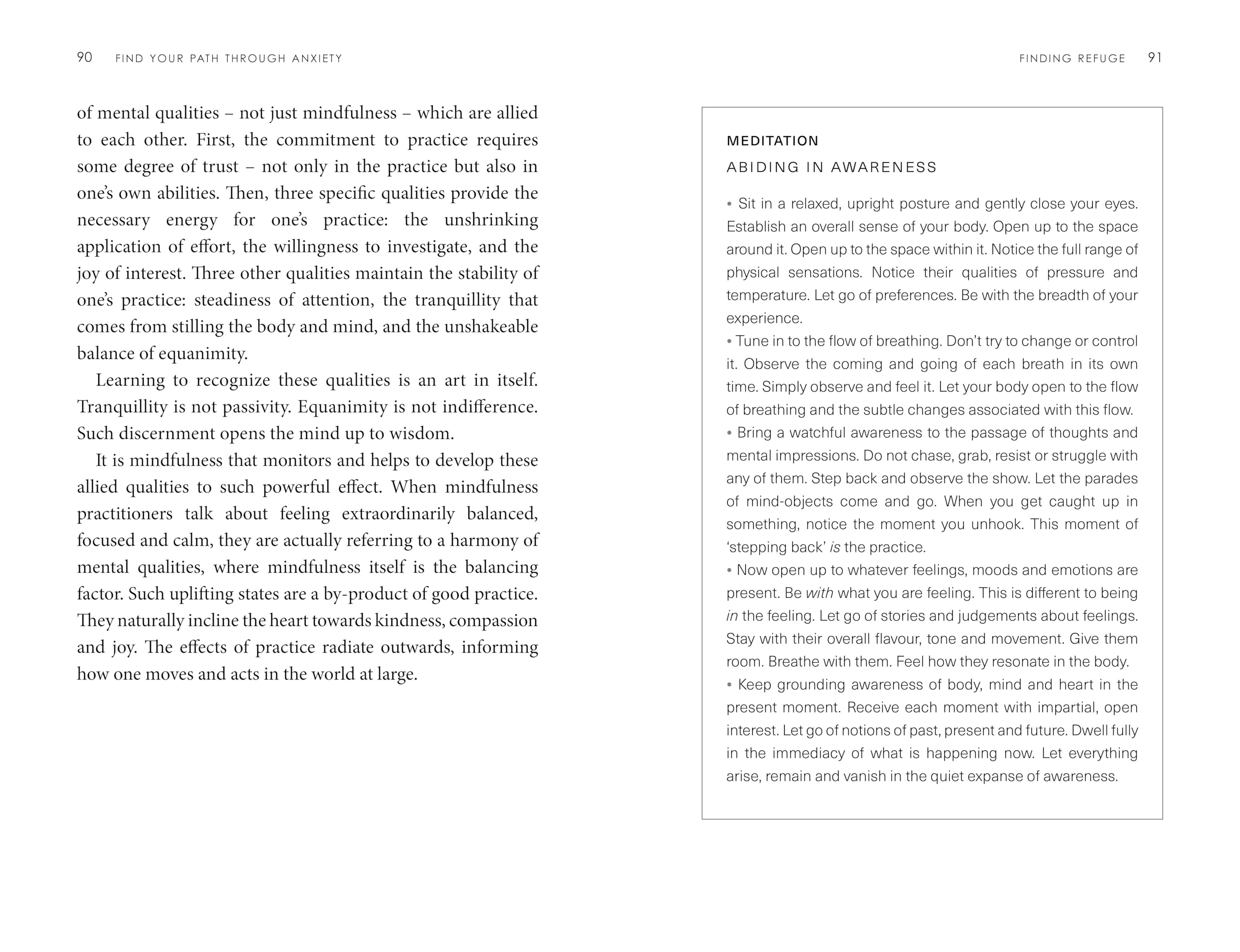 Find Your Path through Anxiety: Mindful techniques to help you find ease