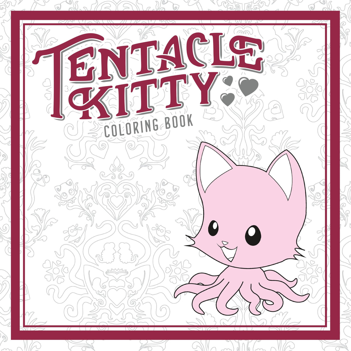 Tentacle Kitty Coloring Book
