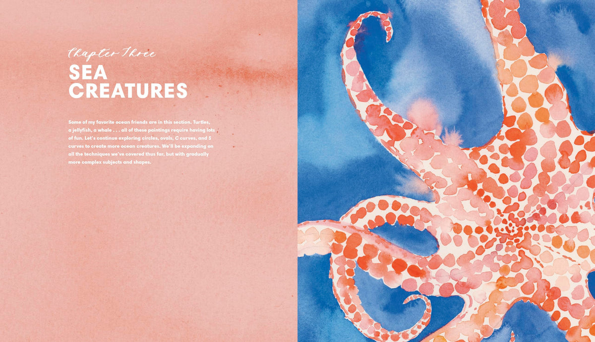 Everyday Watercolor Seashores: A Modern Guide to Painting Shells, Creatures, and Beaches Step by Step