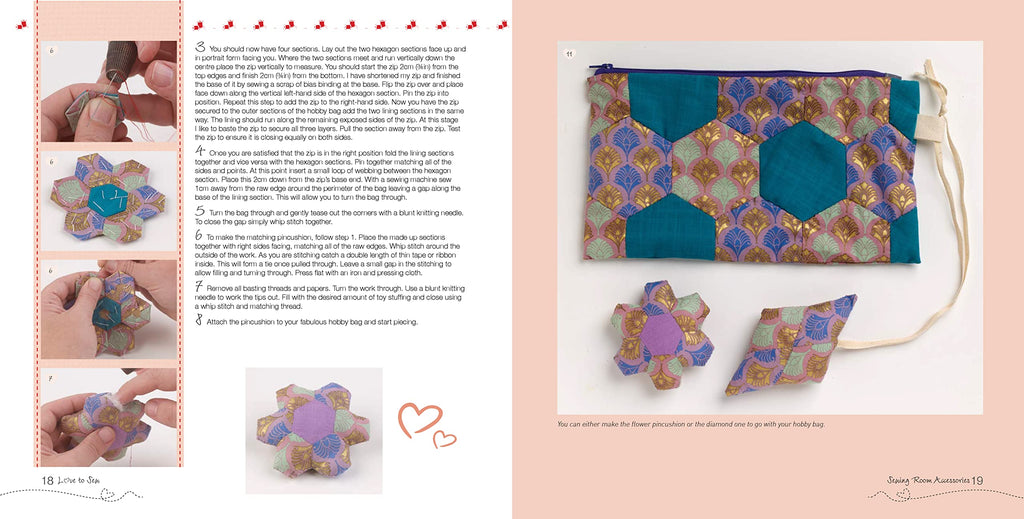 Love to Sew: Quilting On The Move: With English Paper Piecing