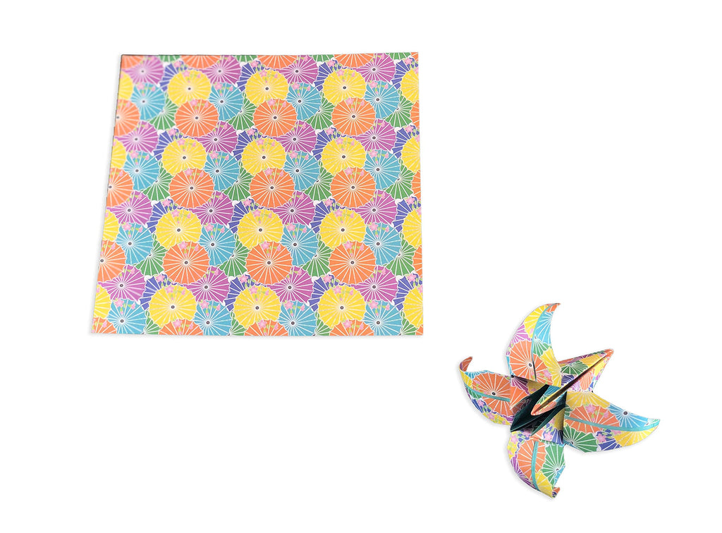 Origami Paper in a Box - Chiyogami Patterns: 200 Sheets of Tuttle Origami Paper: 6x6 Inch Origami Paper Printed with 12 Different Patterns: 32-page Instructional Book of 12 Projects