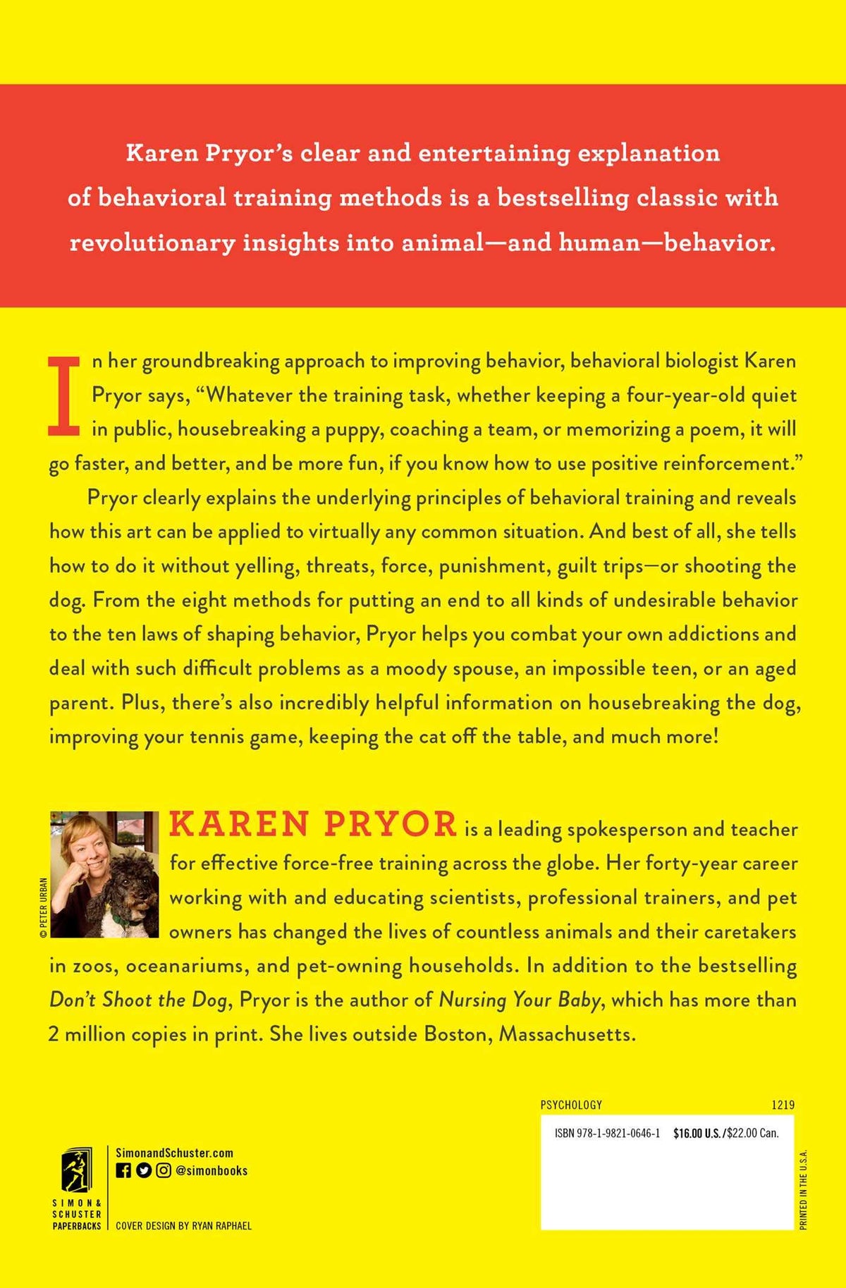 Don't Shoot the Dog: The Art of Teaching and Training