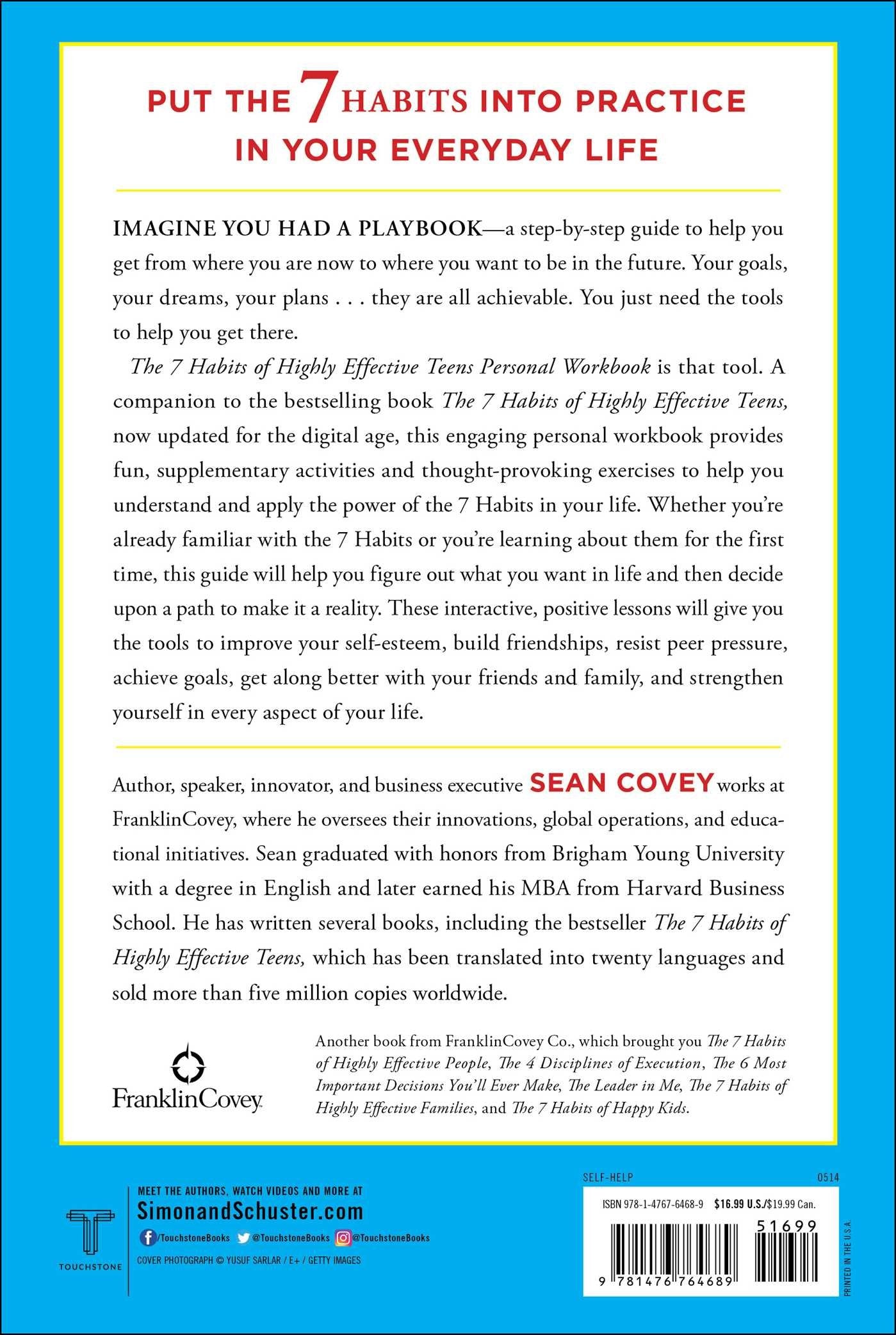 The 7 Habits of Highly Effective Teens Personal Workbook