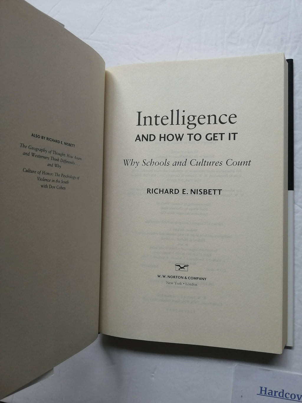 Intelligence and How to Get It: Why Schools and Cultures Count