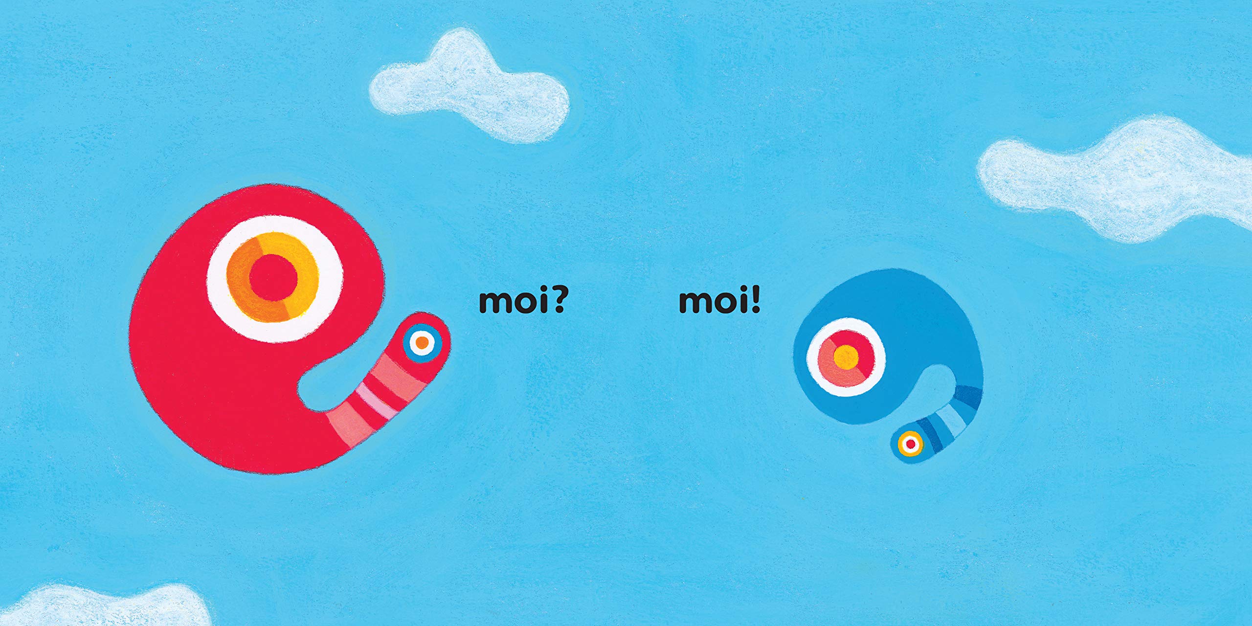 Moimoi?Look at Me!: A High Contrast, High Color Board Book with Shapes, Colors, and Sounds to Soothe Your Crying Baby