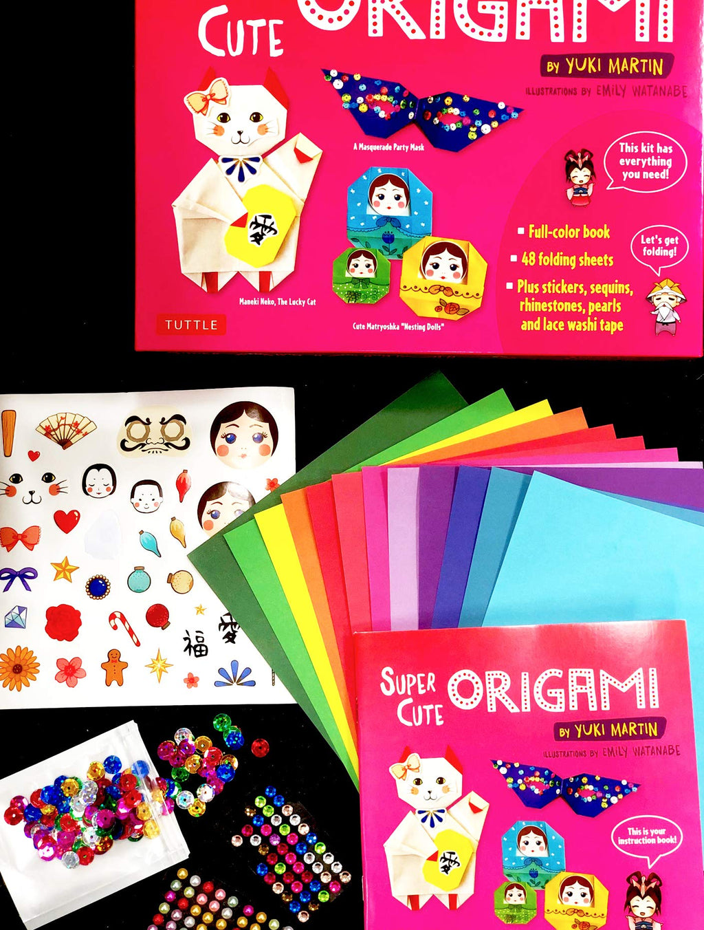 Super Cute Origami Kit: Kawaii Paper Projects You Can Decorate in Thousands of Ways!