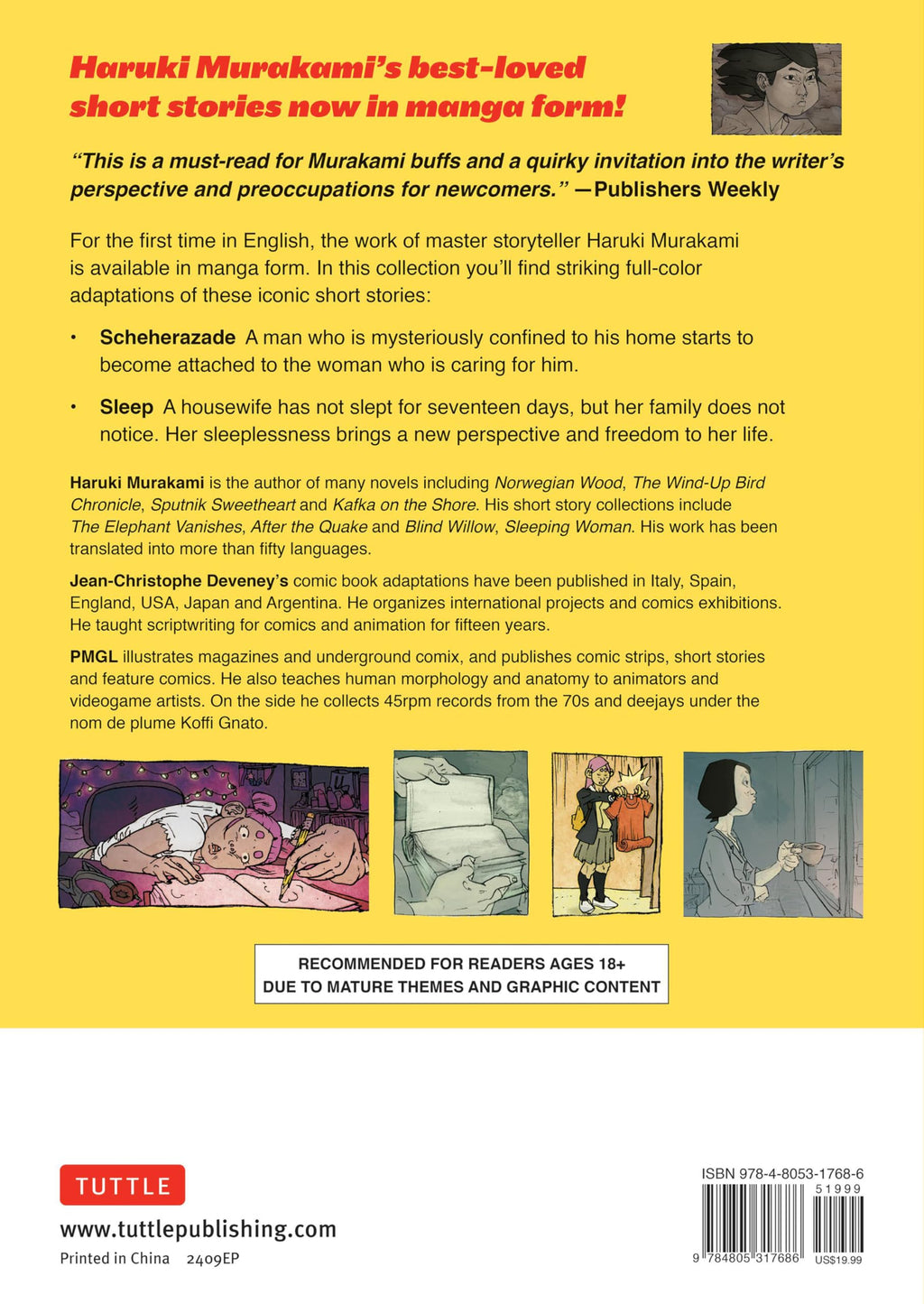 Haruki Murakami Manga Stories 3: Scheherezade; Sleep