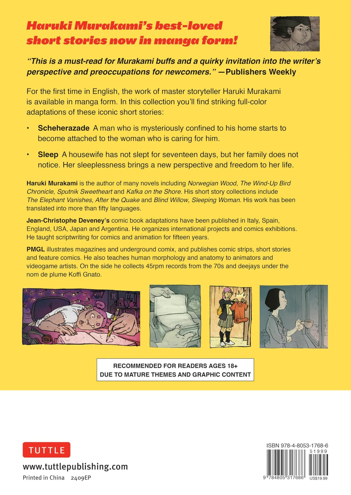 Haruki Murakami Manga Stories 3: Scheherezade; Sleep