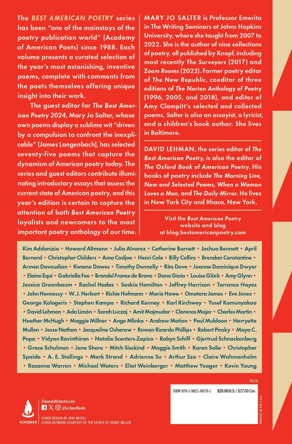 The Best American Poetry 2024 (The Best American Poetry series)