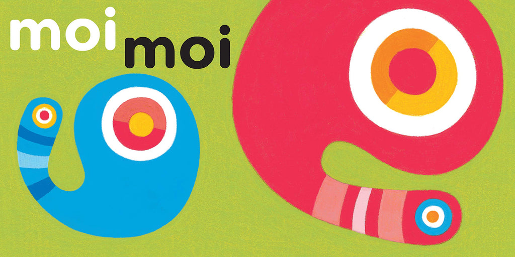 Moimoi?Look at Me!: A High Contrast, High Color Board Book with Shapes, Colors, and Sounds to Soothe Your Crying Baby