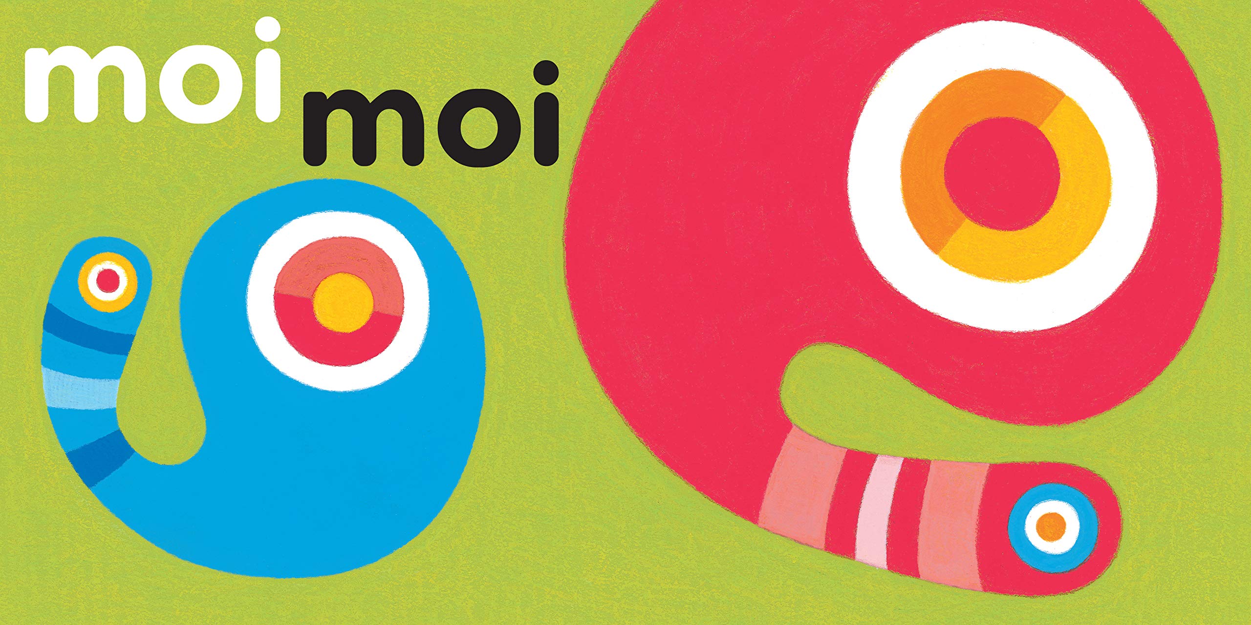Moimoi?Look at Me!: A High Contrast, High Color Board Book with Shapes, Colors, and Sounds to Soothe Your Crying Baby