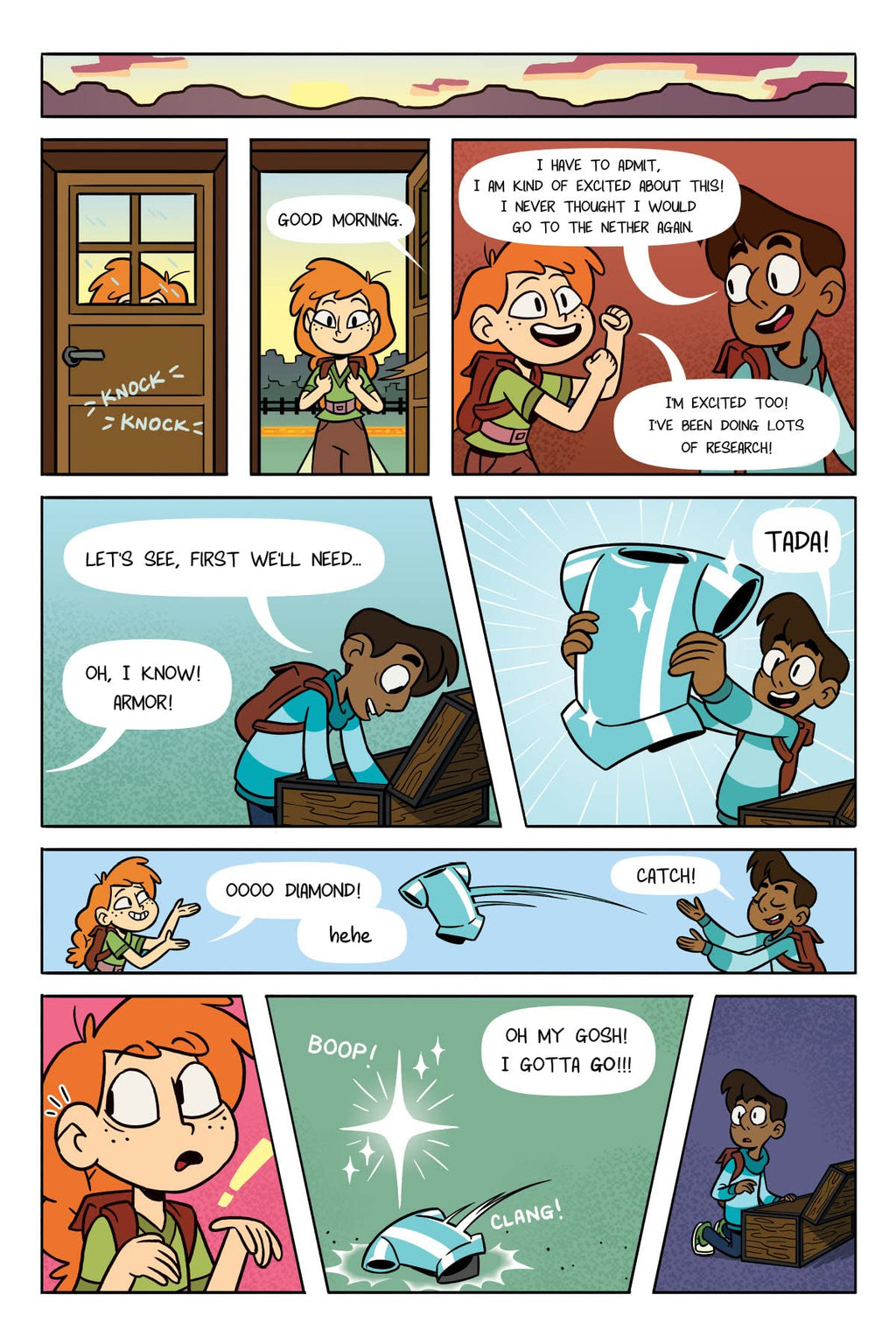 Minecraft: Open World--Into the Nether (Graphic Novel)