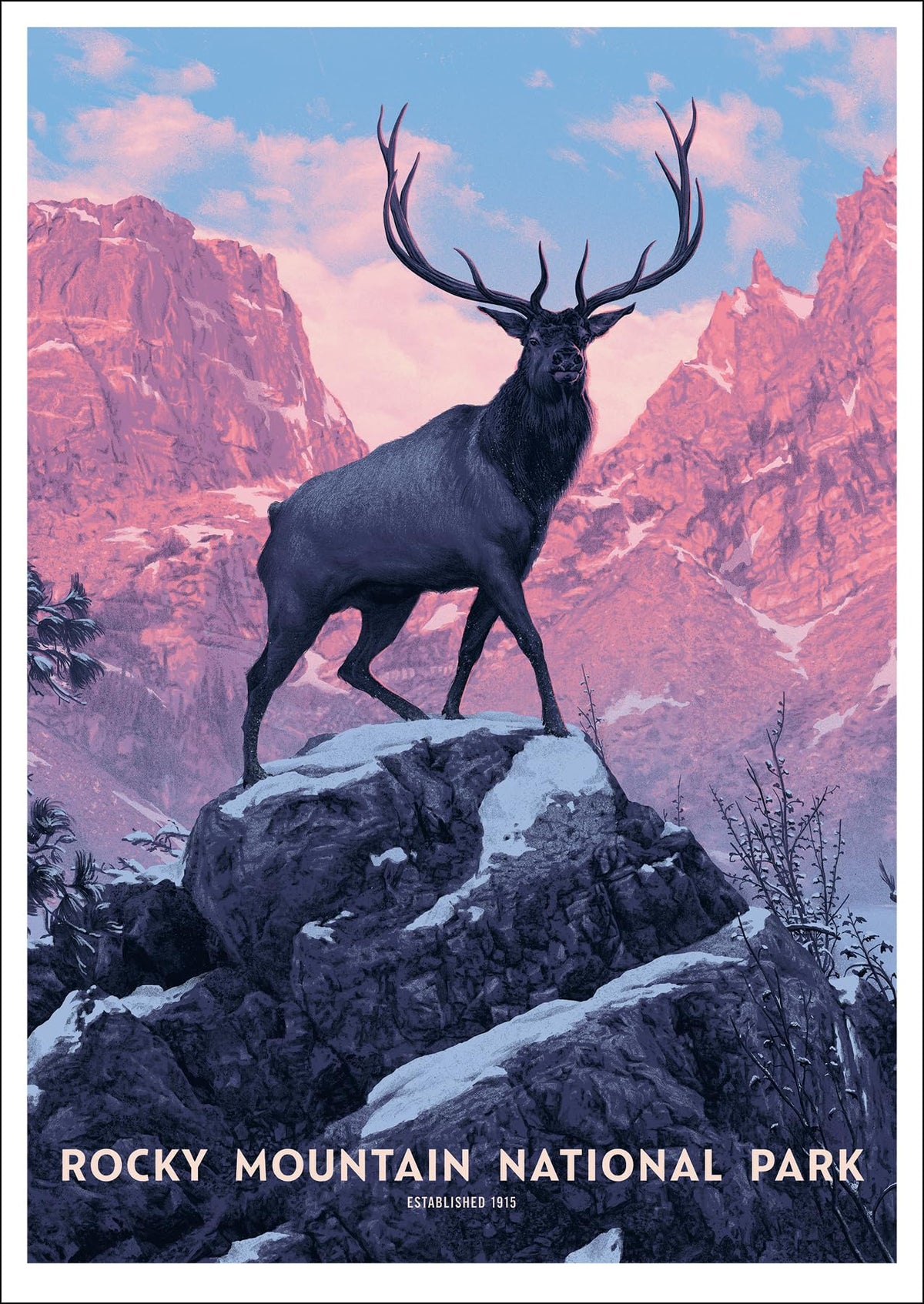 National Parks Postcards: 100 Illustrations That Celebrate America's Natural Wonders