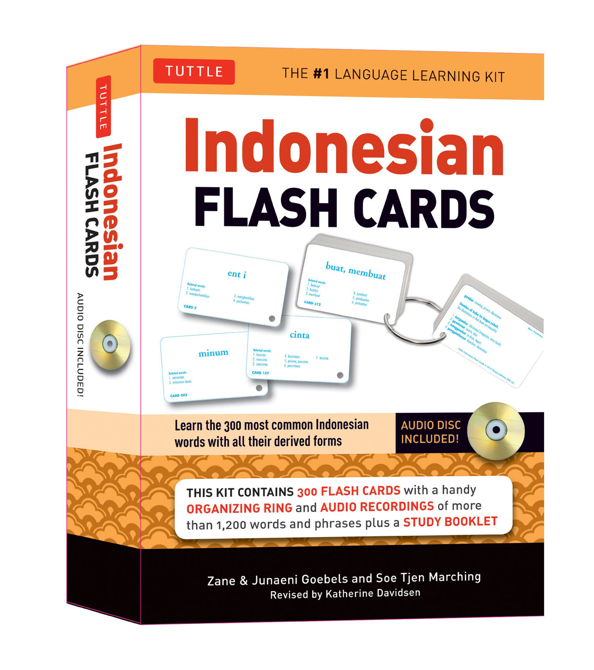 Indonesian Flash Cards: Learn the 300 most common Indonesian words with all their derived forms (Audio Included) (Tuttle Flash Cards)