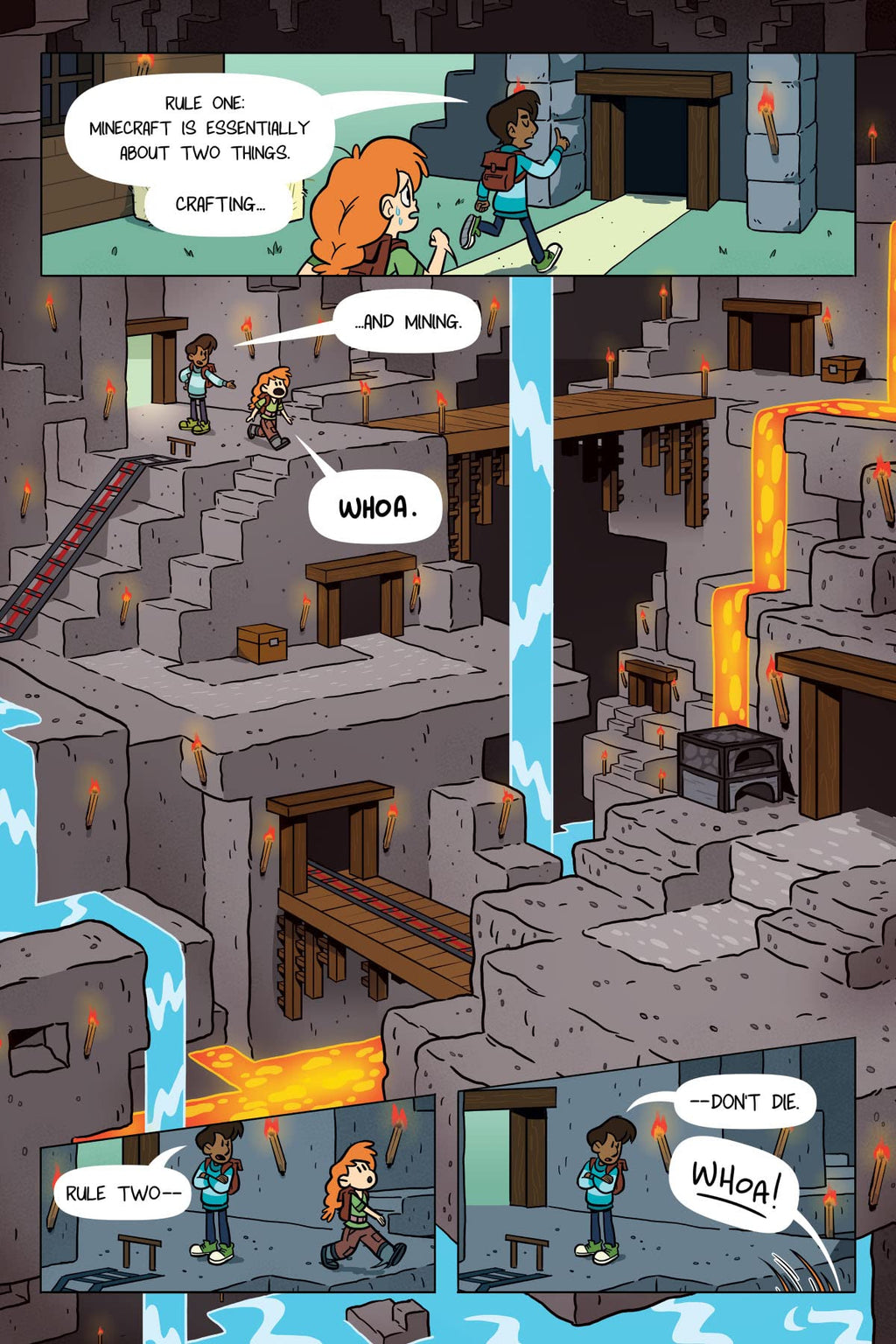 Minecraft: Open World--Into the Nether (Graphic Novel)