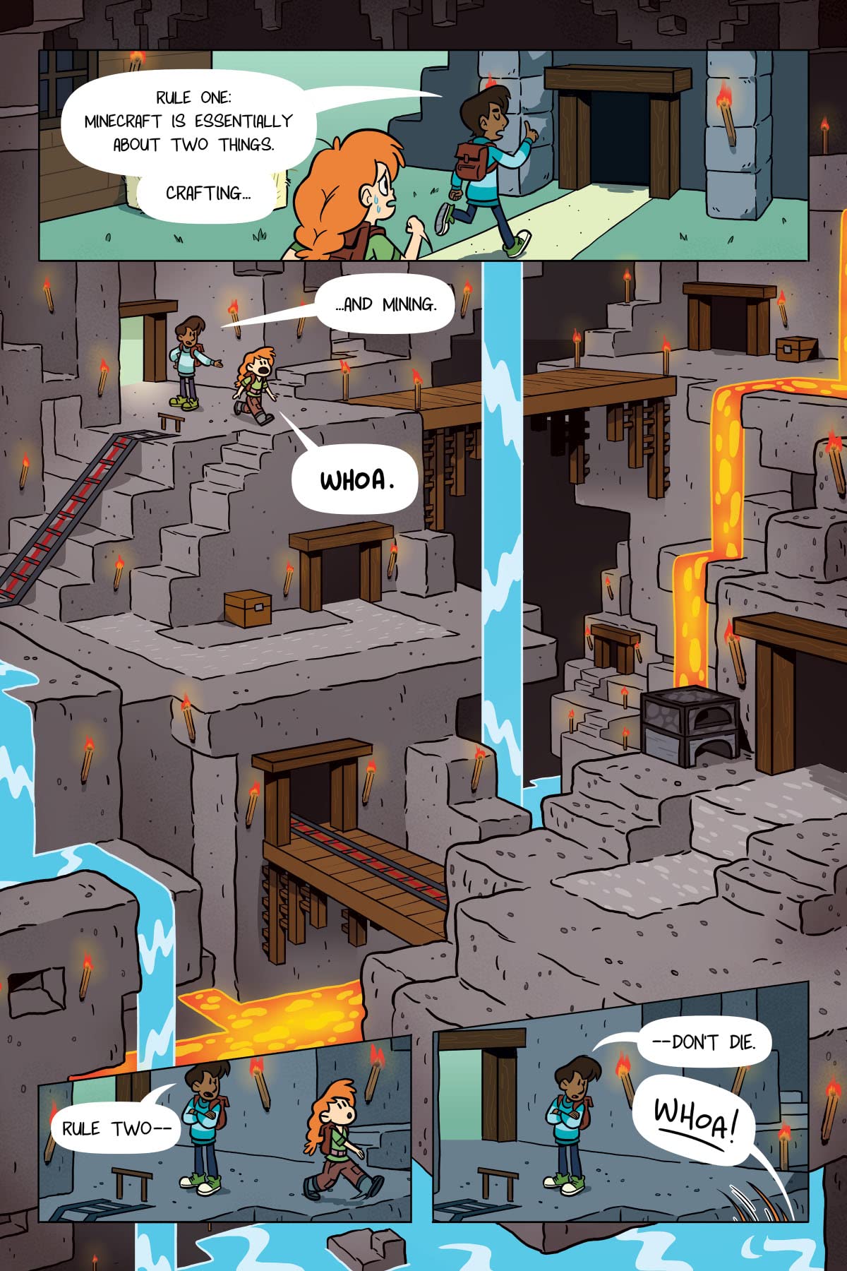 Minecraft: Open World--Into the Nether (Graphic Novel)