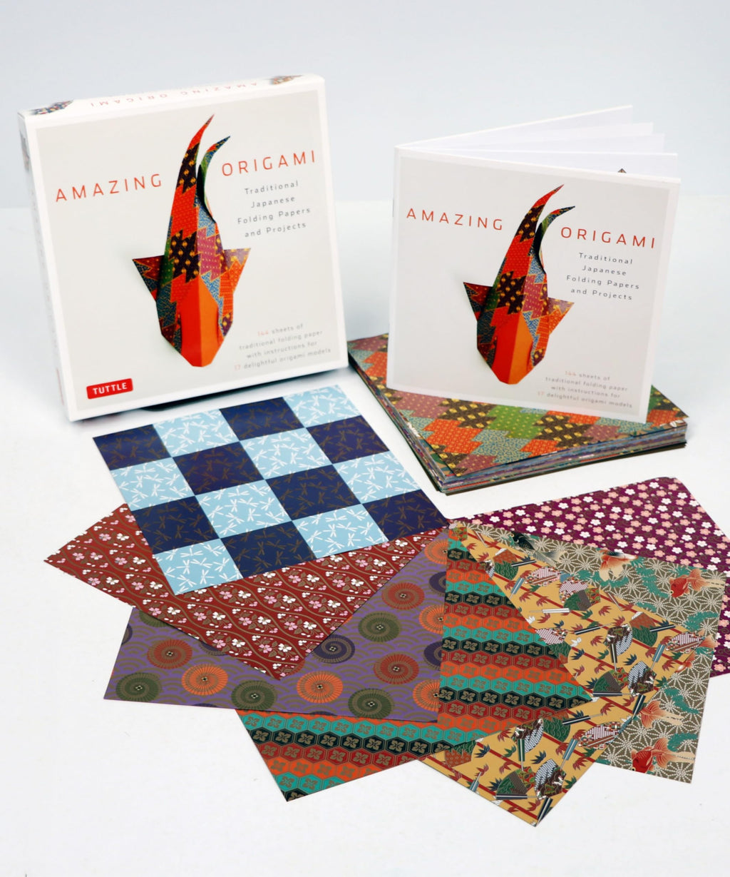 Amazing Origami Kit: Traditional Japanese Folding Papers and Projects [144 Origami Papers with Book, 17 Projects]