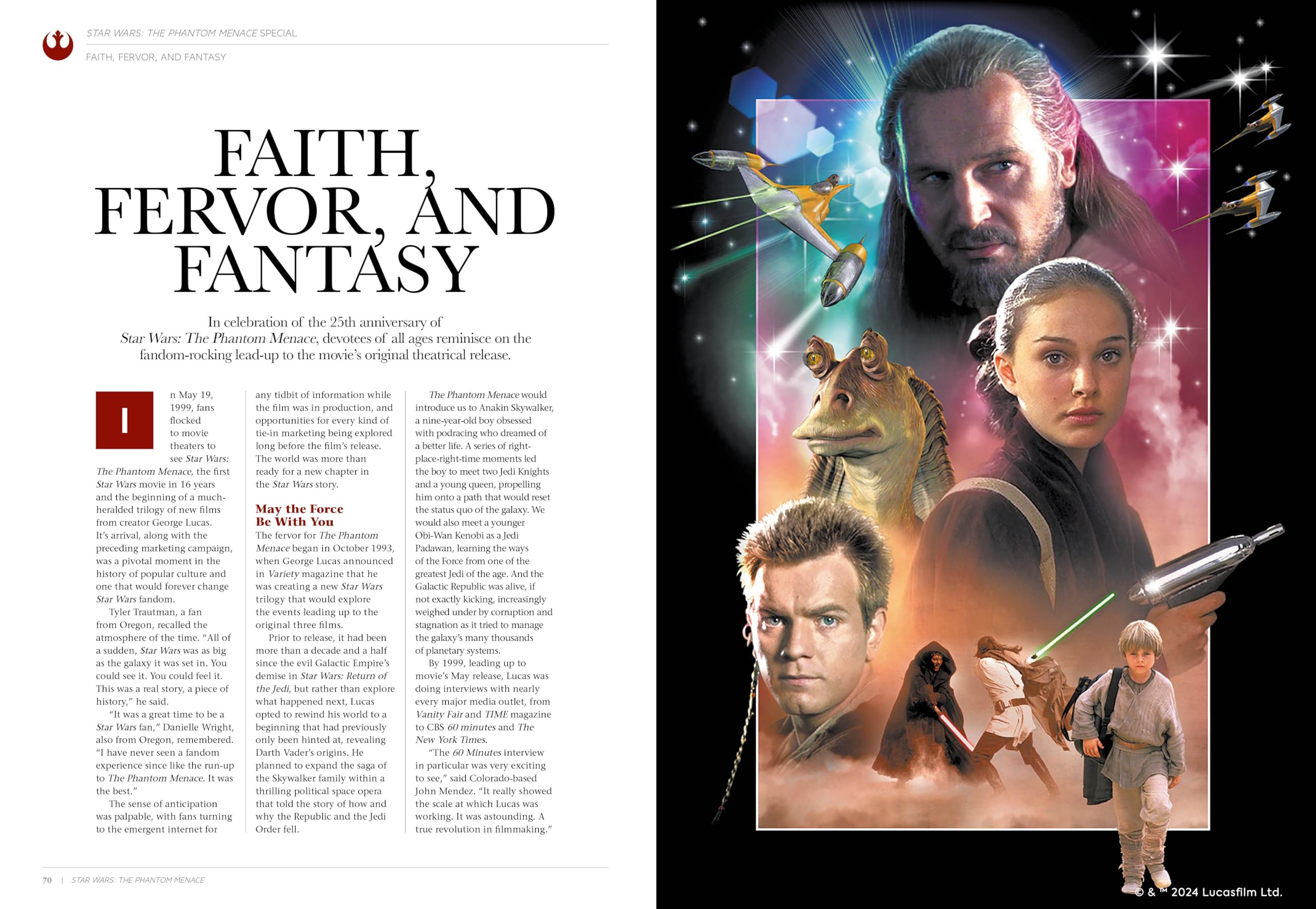 Star Wars Insider Presents The Phantom Menace 25 Year Anniversary Special