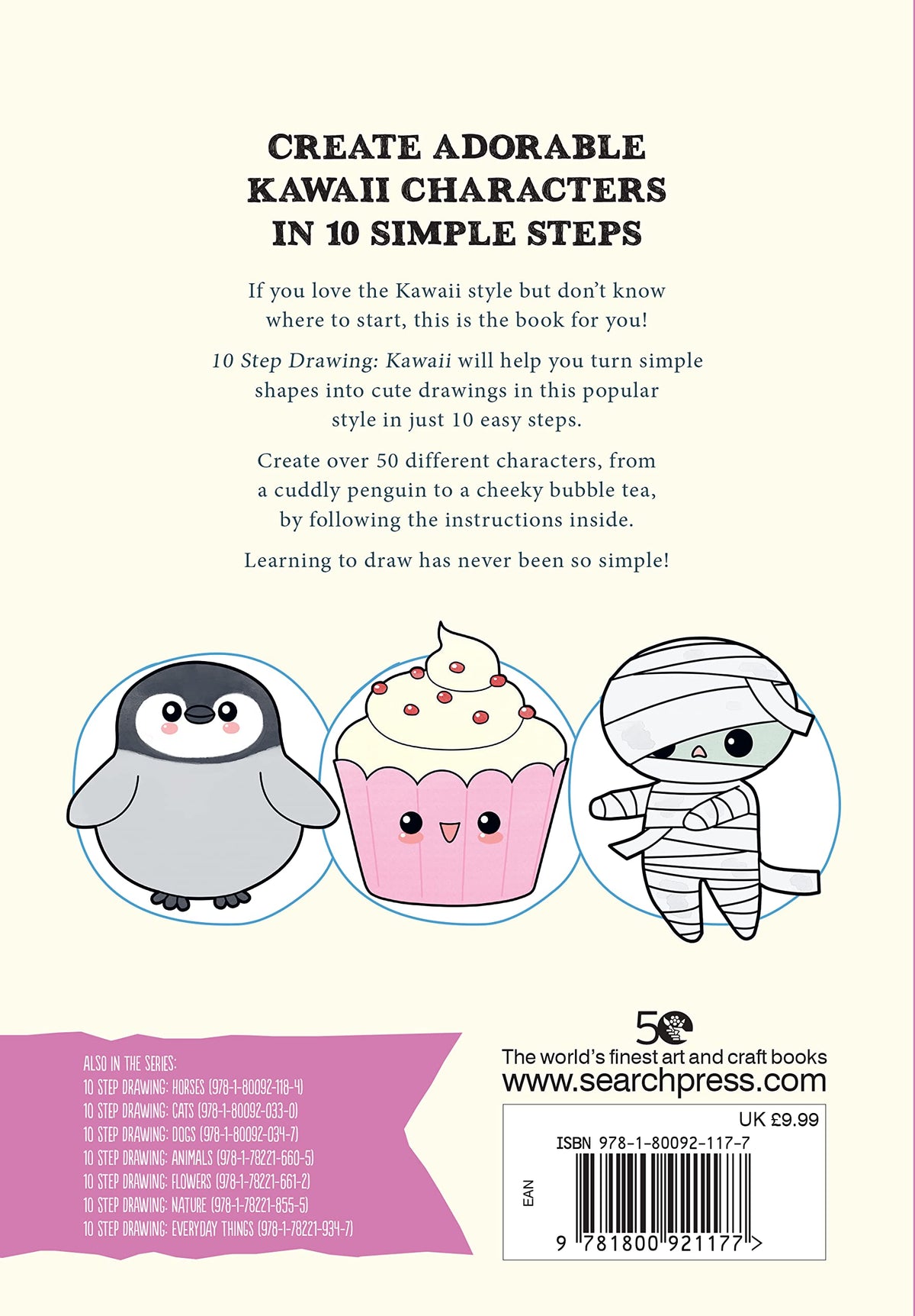 10 Step Drawing: Kawaii: Draw over 50 cute creations in 10 easy steps