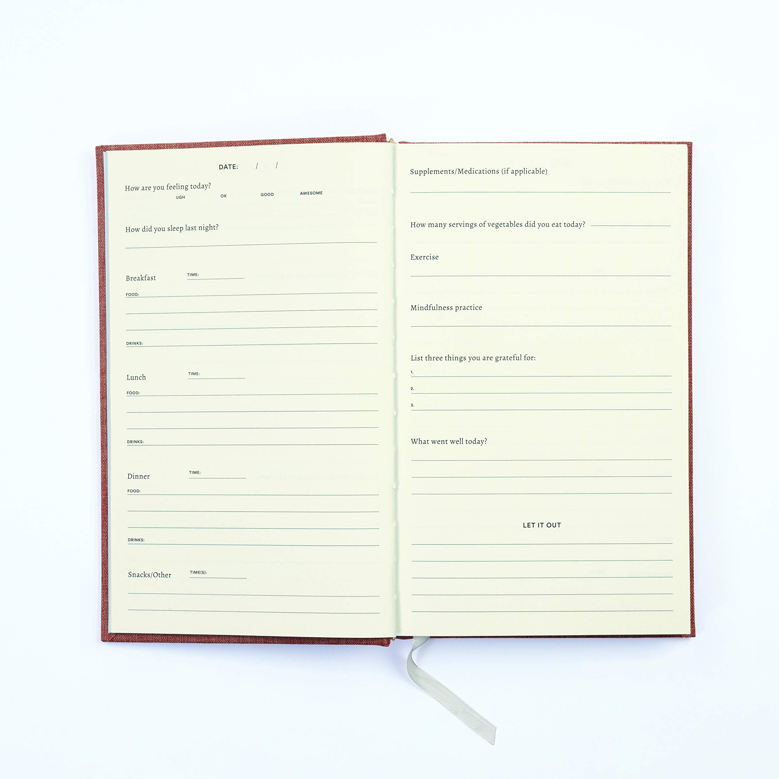 The Well Journal: A Guided Journal for Mindful Eating and Better Living