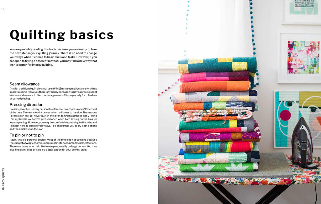 Improv Quilts: Building confidence in color and technique