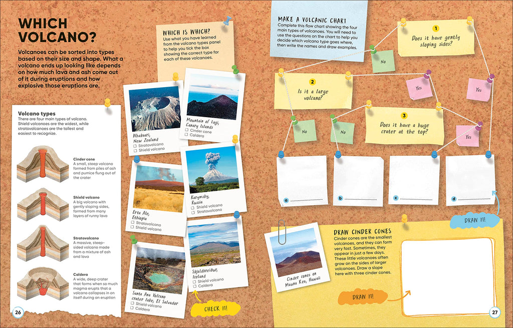 Volcanoes and Earthquakes: More Than 100 Brain-Boosting Activities that Make Learning Easy and Fun (DK Active Learning)