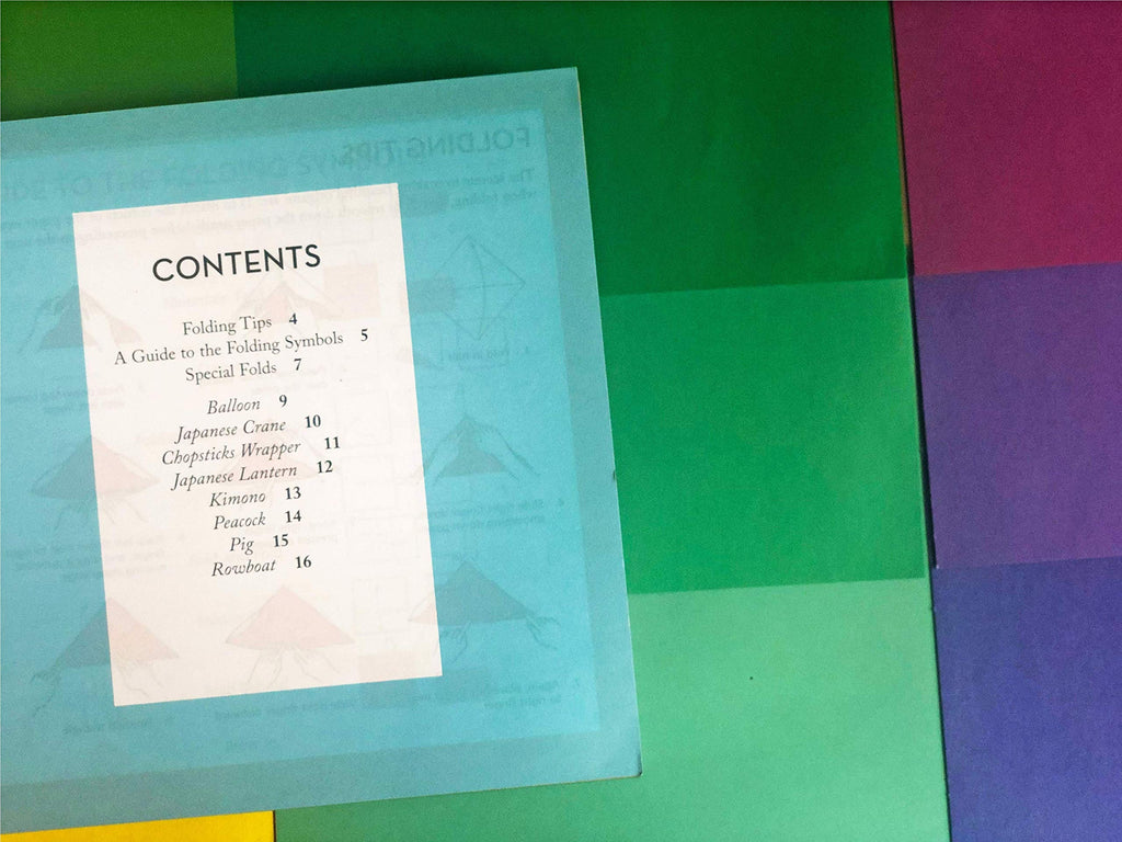 Origami Rainbow Paper Pack Book: 256 Double-Sided Folding Sheets (Includes Instructions for 8 Models)