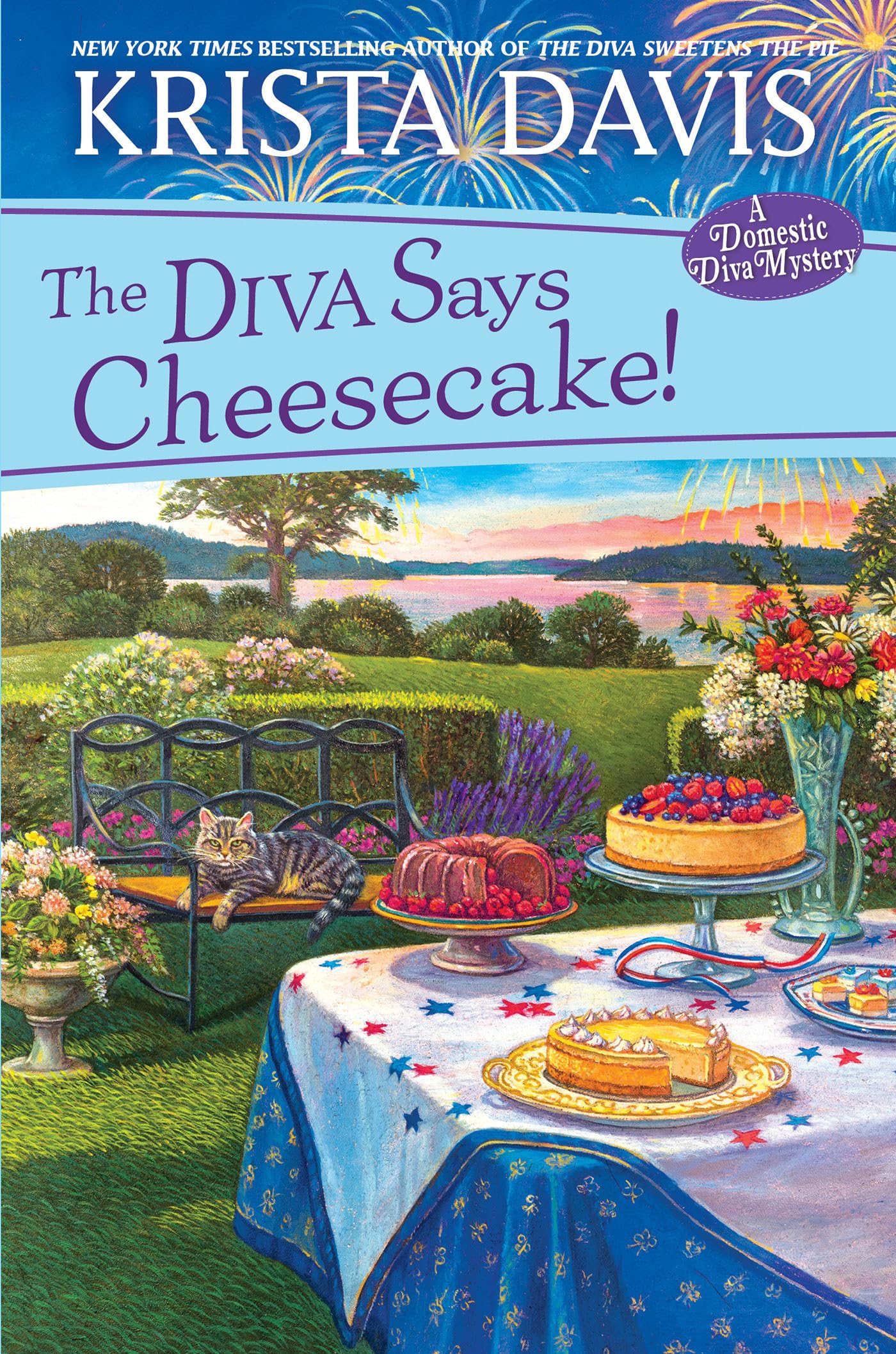 The Diva Says Cheesecake!: A Delicious Culinary Cozy Mystery with Recipes (A Domestic Diva Mystery)
