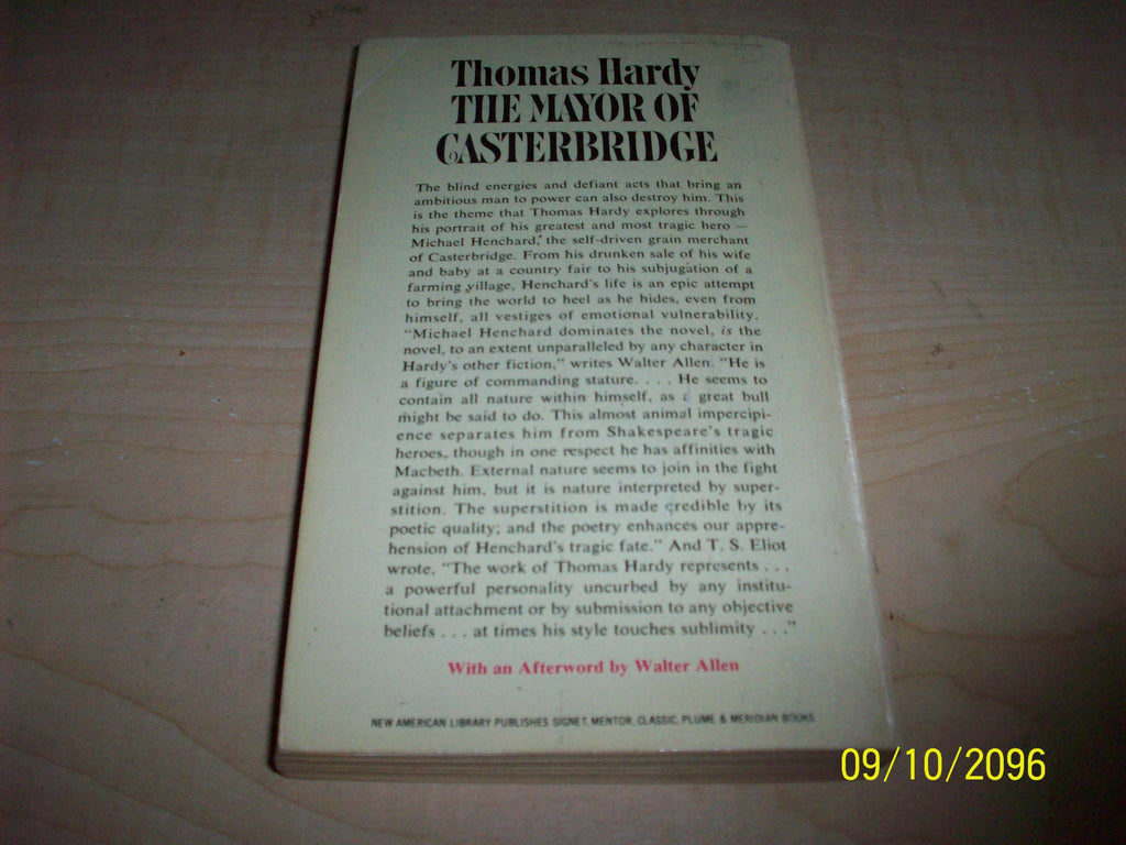 The Mayor of Casterbridge