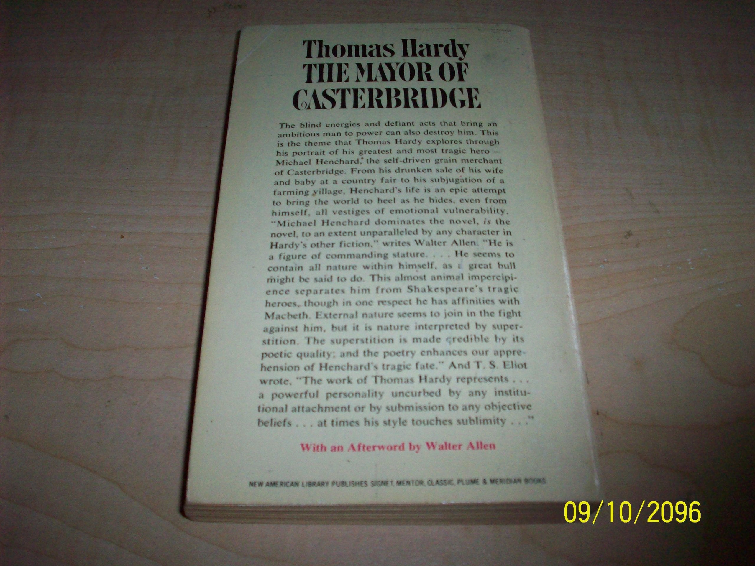 The Mayor of Casterbridge