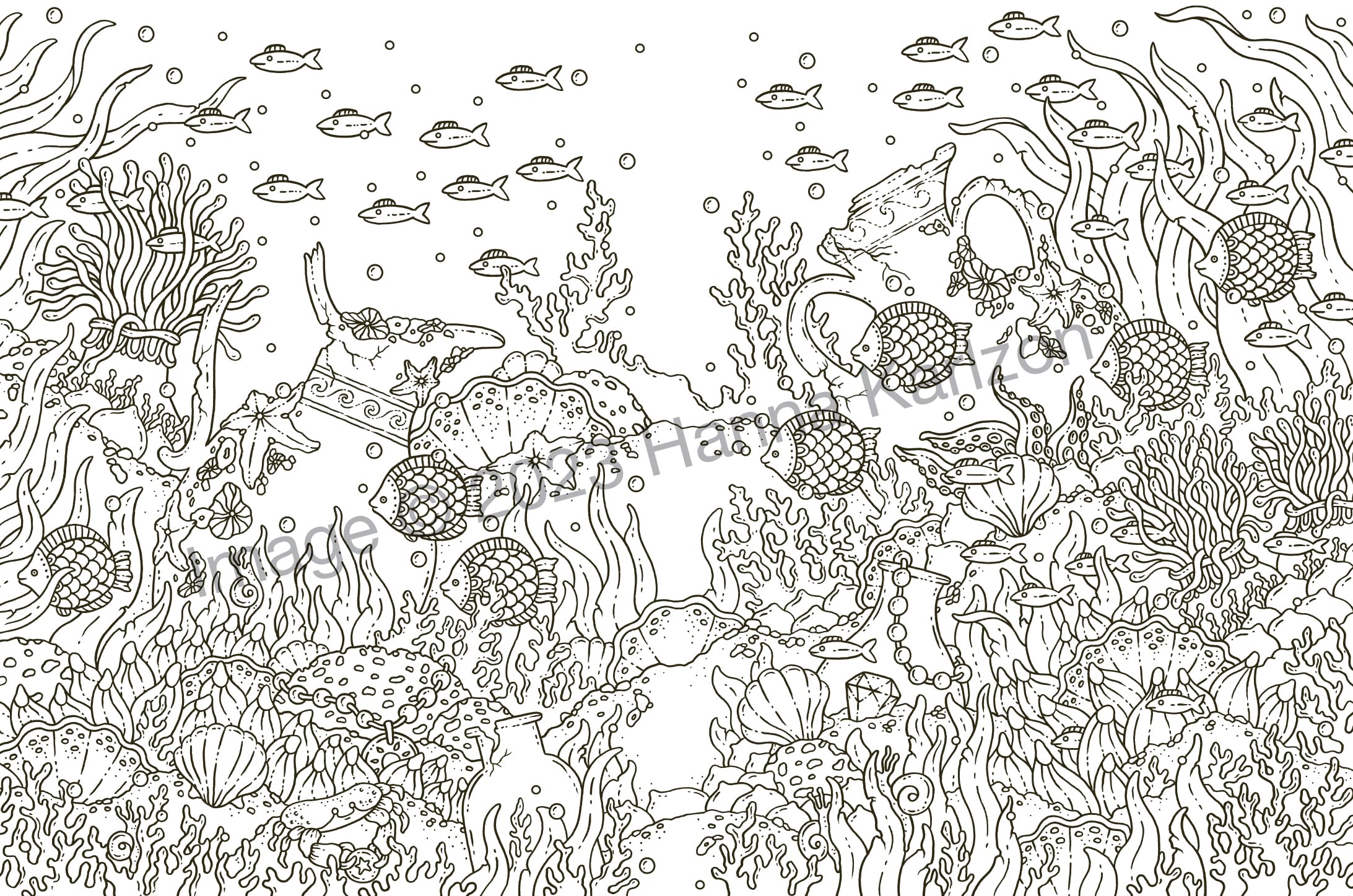 Tales from Atlantis: Coloring Book (Hanna Karlzon)