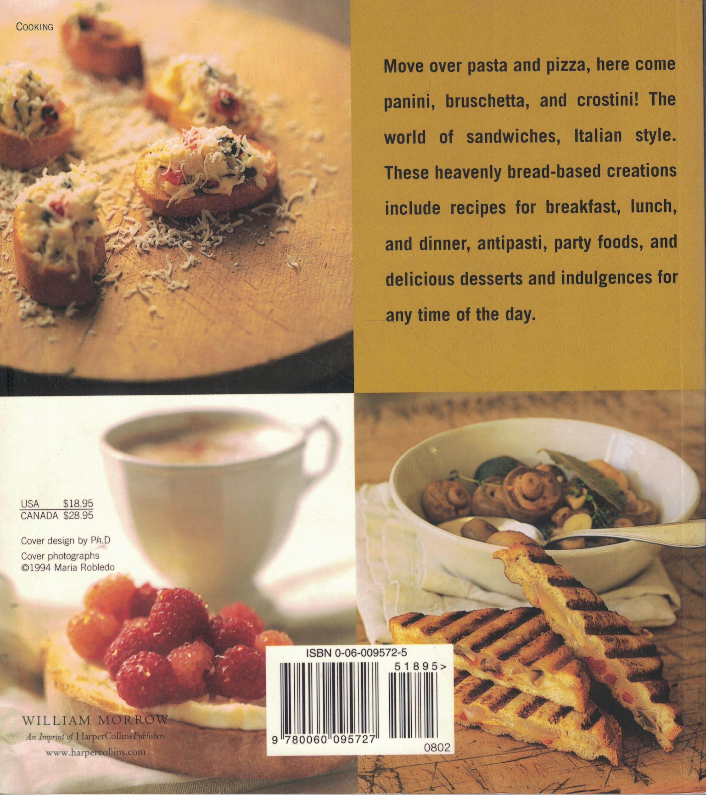 Panini, Bruschetta, Crostini: Sandwiches, Italian Style