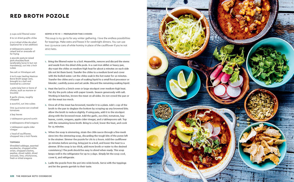 The Mexican Keto Cookbook: Authentic, Big-Flavor Recipes for Health and Longevity
