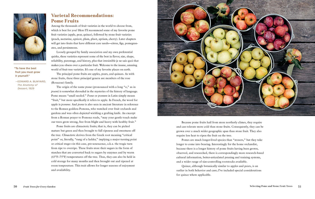 Fruit Trees for Every Garden: An Organic Approach to Growing Apples, Pears, Peaches, Plums, Citrus, and More