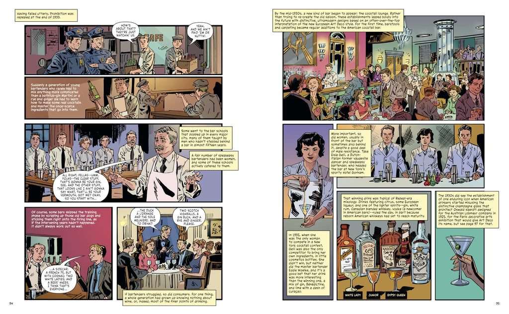 The Comic Book History of the Cocktail: Five Centuries of Mixing Drinks and Carrying On