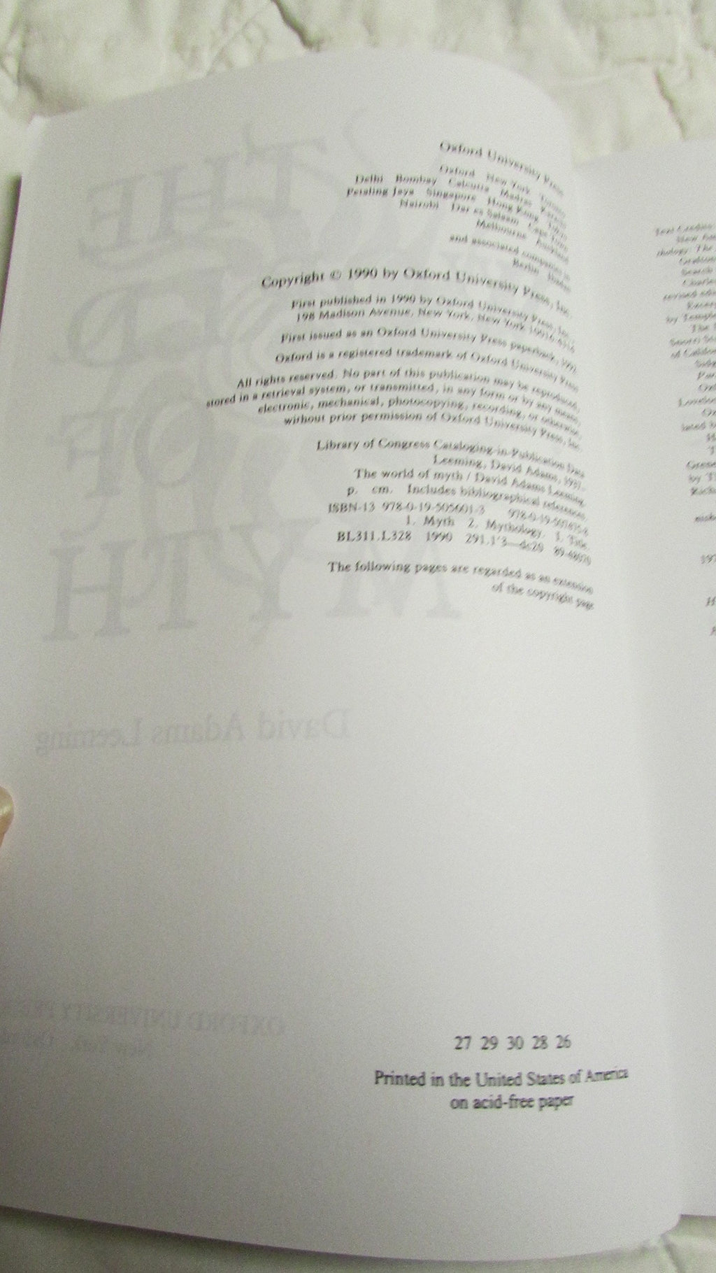 The World of Myth: An Anthology