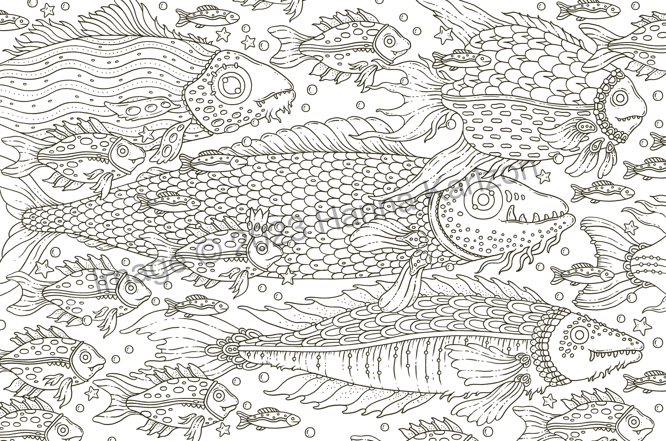Tales from Atlantis: Coloring Book (Hanna Karlzon)