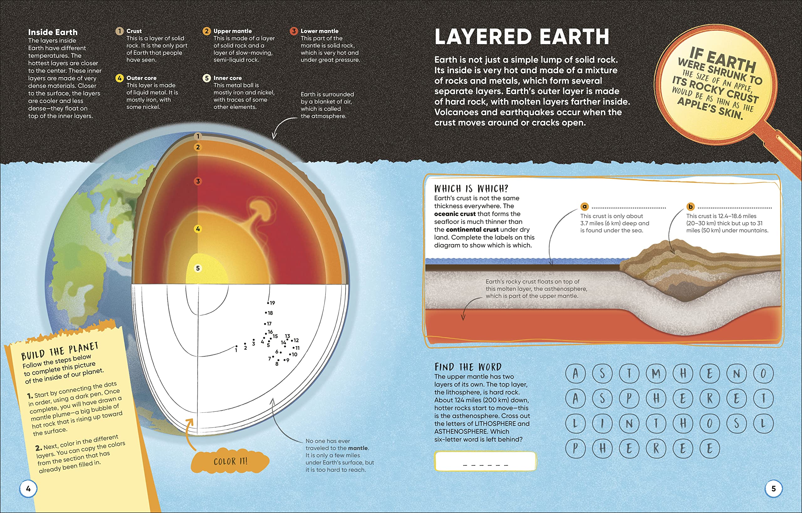 Volcanoes and Earthquakes: More Than 100 Brain-Boosting Activities that Make Learning Easy and Fun (DK Active Learning)