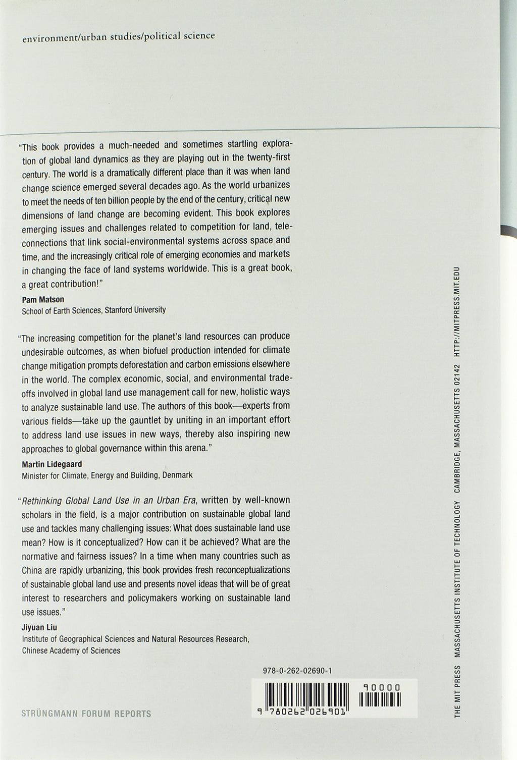 Rethinking Global Land Use in an Urban Era (Strüngmann Forum Reports)