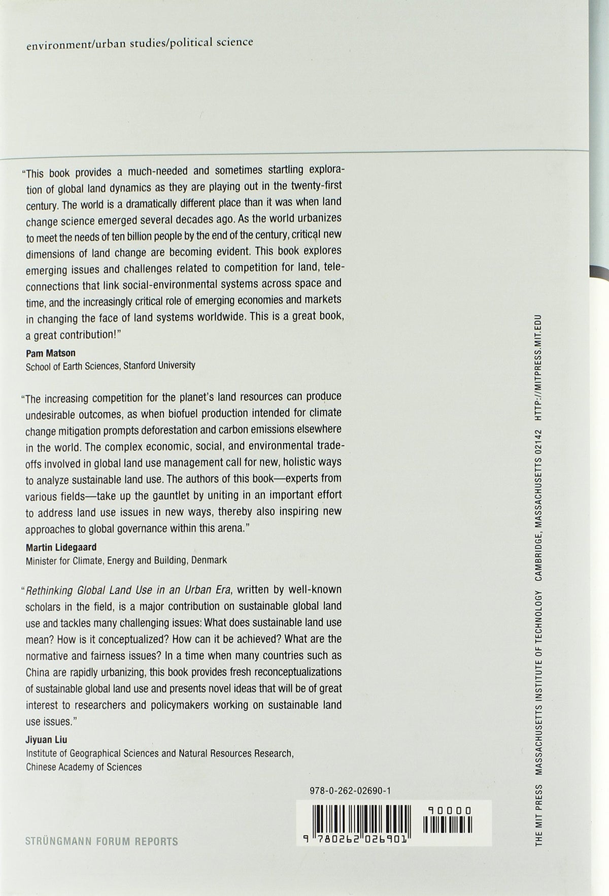 Rethinking Global Land Use in an Urban Era (Strüngmann Forum Reports)