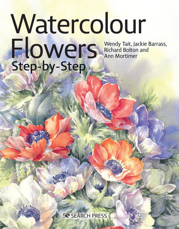 Watercolour Flowers Step-by-Step (Step-by-Step Leisure Arts)