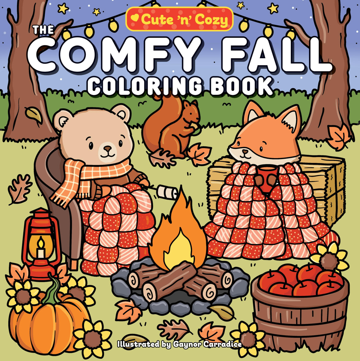 The Comfy Fall Coloring Book (Cute and Cozy)