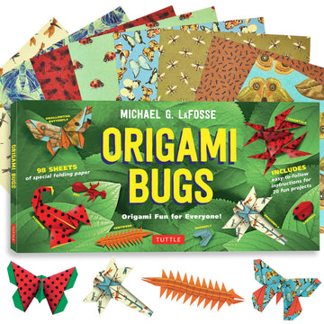 Origami Bugs Kit: Origami Fun for Everyone!: Kit with 2 Origami Books, 20 Fun Projects and 98 Origami Papers: Great for Both Kids and Adults