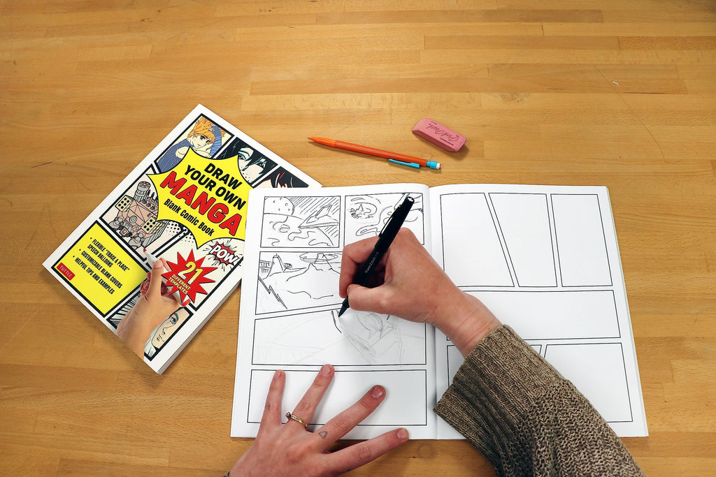 Draw Your Own Manga: Blank Comic Book (With 21 Different Templates)