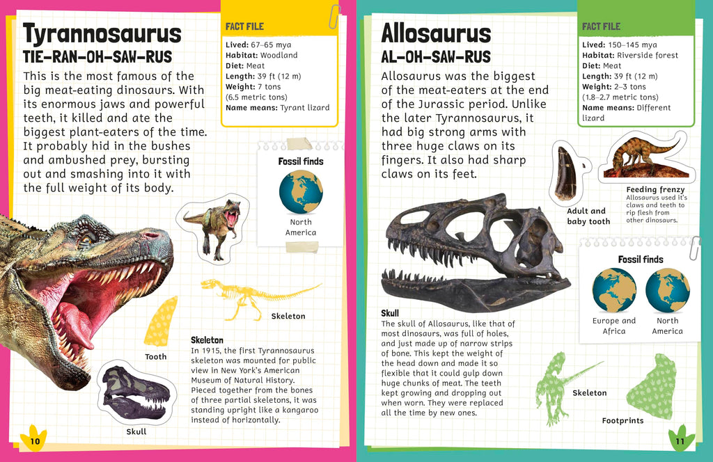 Sticker Encyclopedia Dinosaurs (Sticker Encyclopedias)