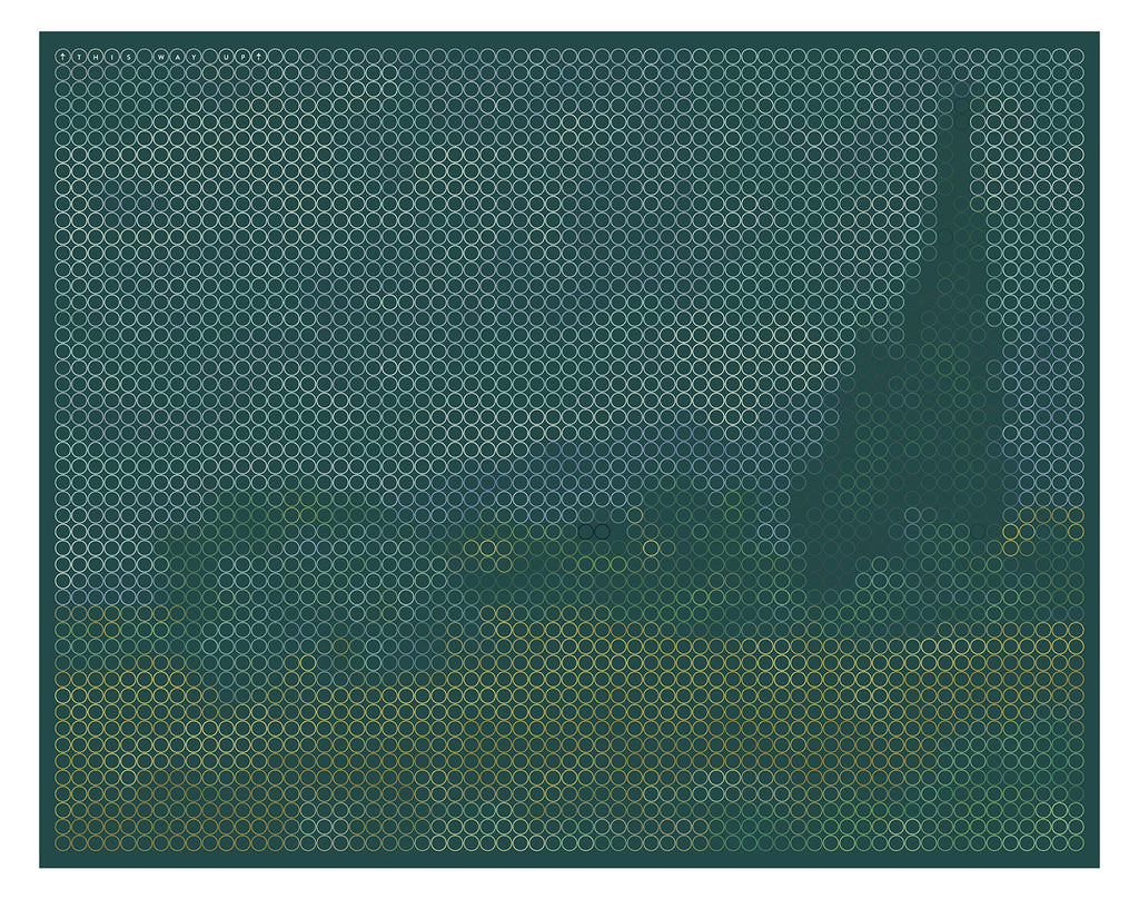 Sticker Van Gogh: Dot Art