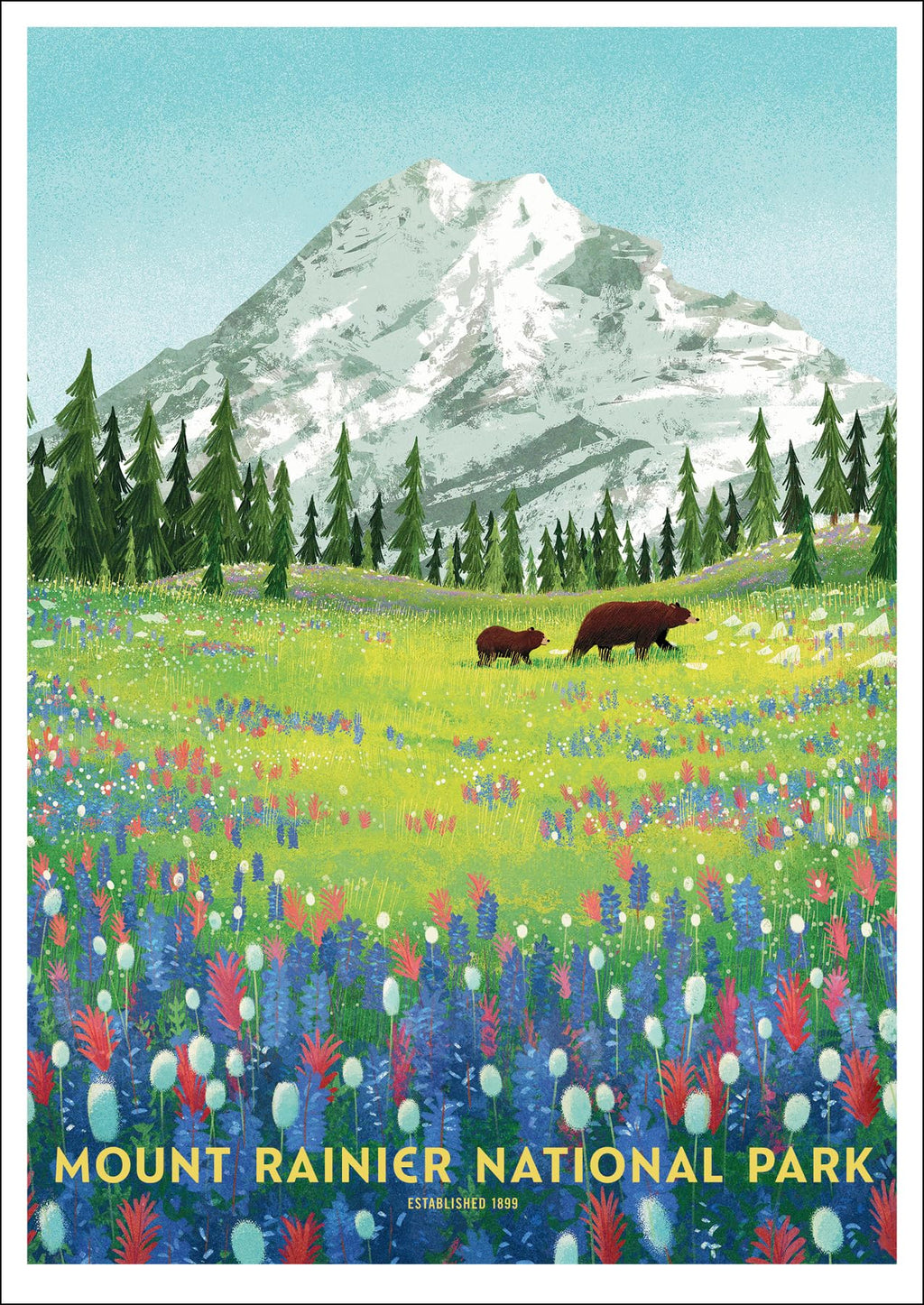 National Parks Postcards: 100 Illustrations That Celebrate America's Natural Wonders
